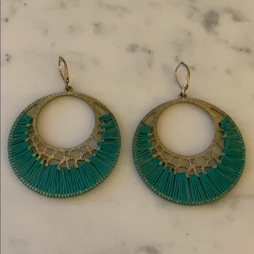 Turquoise Fashion Earrings - Picture 2 of 4
